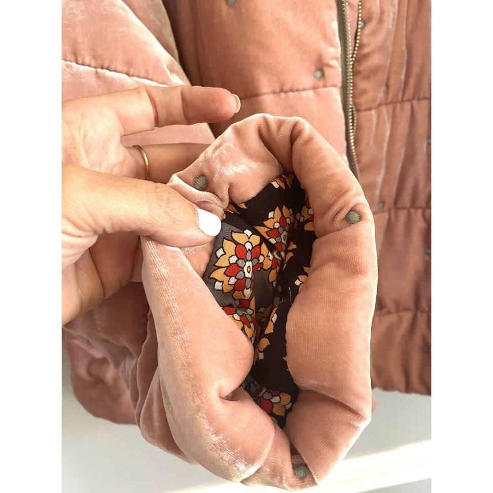 Johnny Was NWT Zaelia Silk-Blend Puffer Jacket - Picture 9 of 11